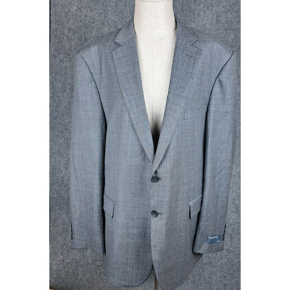 New Perry Ellis Portfolio Athetic Fit Men's Jacket Size 46R 38W Gray
